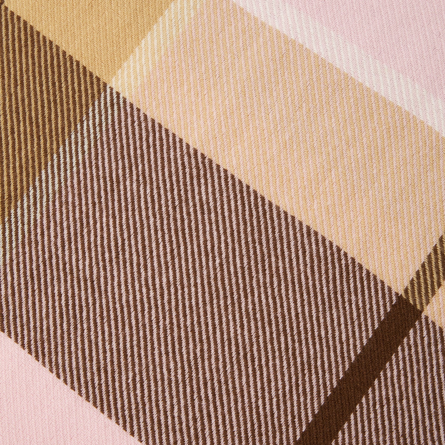 Plaid Scarf in Cashmere and Wool