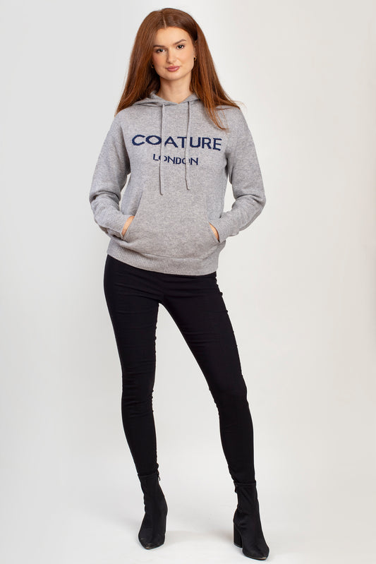 Jacquard Logo Hoodie