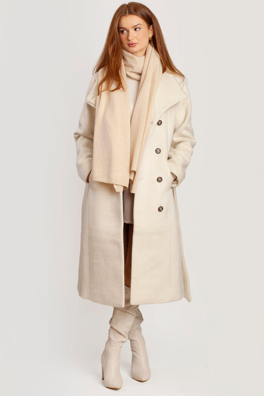 The Bronte Coat - ivory